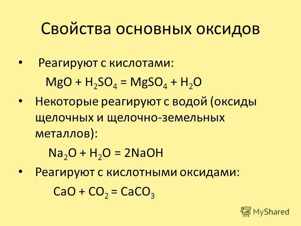 Реакция взаимодействия воды с оксидом бария