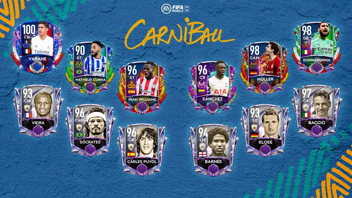 Fifa mobile новый. КАРНАГОЛ ФИФА мобайл 22 игроки. CARNIBALL FIFA mobile. ФИФА мобайл 21. FIFA mobile КАРНАГОЛ.