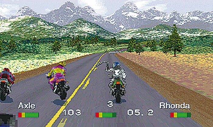 Одно из нововведений игры road rash 3. Road Rash на ПК. Road Rash Bose.