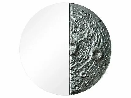 Зеркало BOUNTYHOME LUNA SILVER круглое, настенное, в современном стиле - 3.