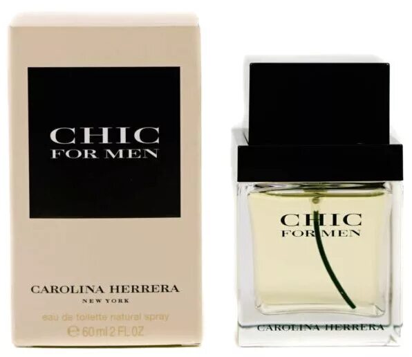 Carolina Herrera Chic for men 100 ml. Carolina Herrera Chic 60 ml. Carolina Herrera Chic for men New York.