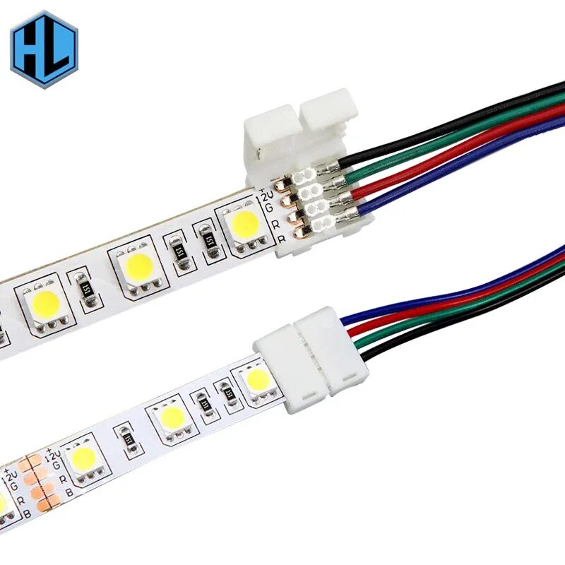 Как соединить rgb ленту между собой. Провода для светодиодной ленты 5v rgb. 5050 rgb led strip 12v connector. разъем питания лед ленты 12в. соединитель без пайки ленты rgb.