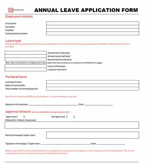 Application for dismissal. Application letter. Example annual paid leave application. Аппликационная форма. Letter of emergency leave example english.
