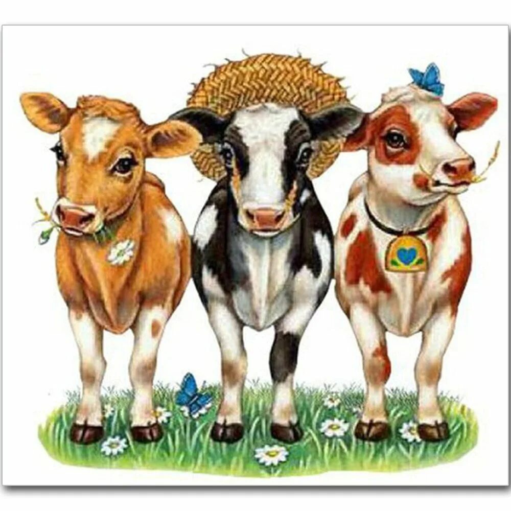 Малыш коровка. Сельскохозяйственные животные. Теленок иллюстрация. Веселая корова.. Мультяшные бычки и коровы.