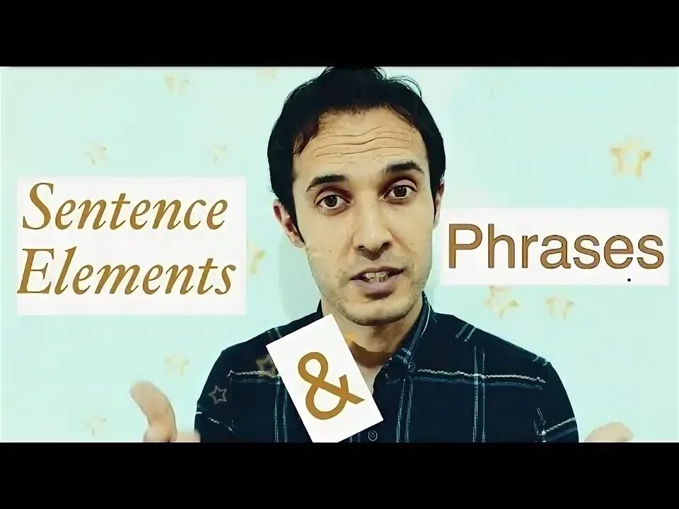 Sentence elements
