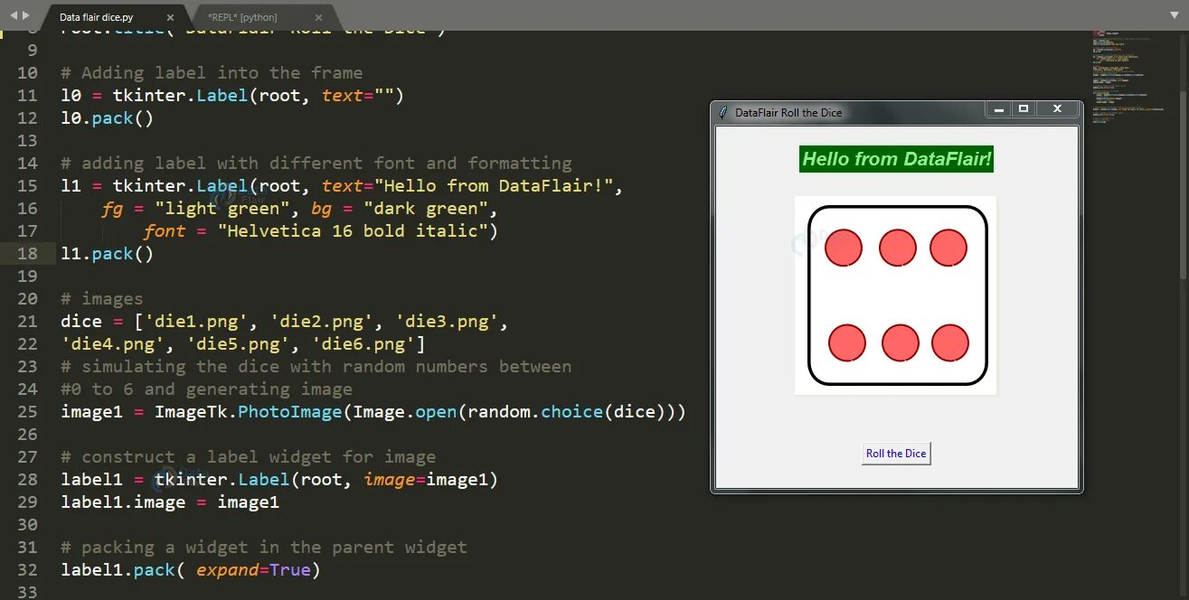 Python coding game