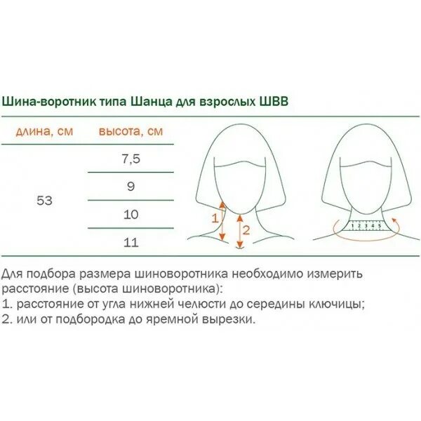 Объем воротника