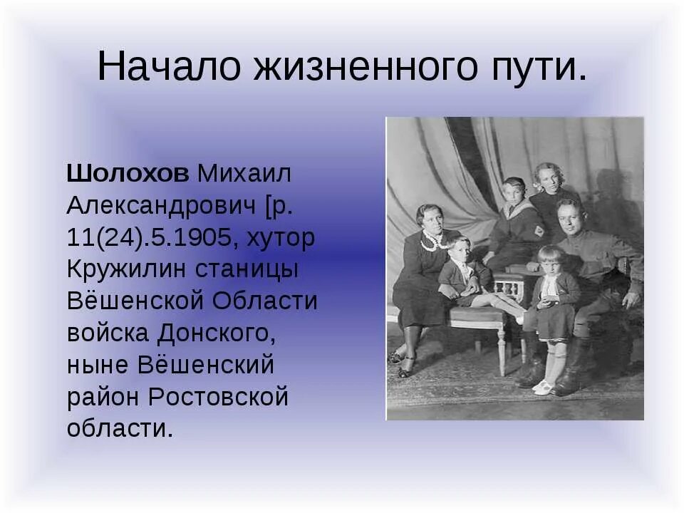 Творчество Шолохова презентация. Творческая жизнь Шолохова. Биография и творчество Шолохова.