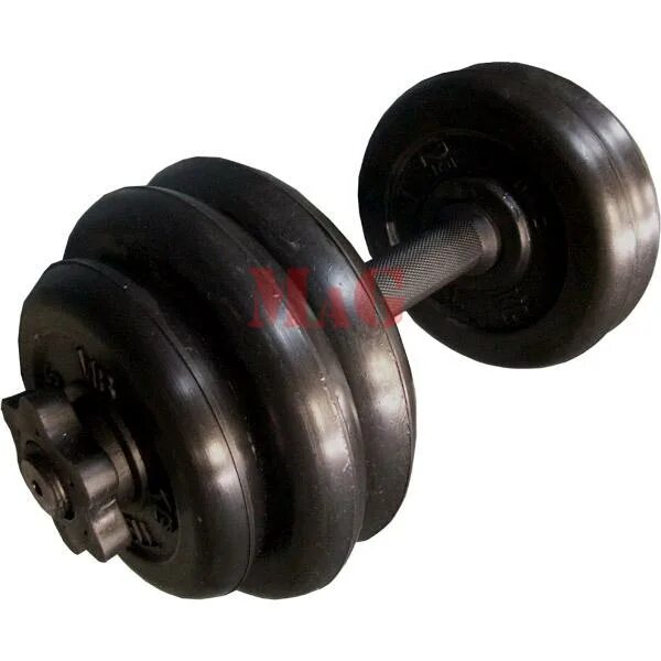 Гантели разборные прорезиненные Barbell. Гантель с несколькими дисками. Гантеля 25 кг механизм.