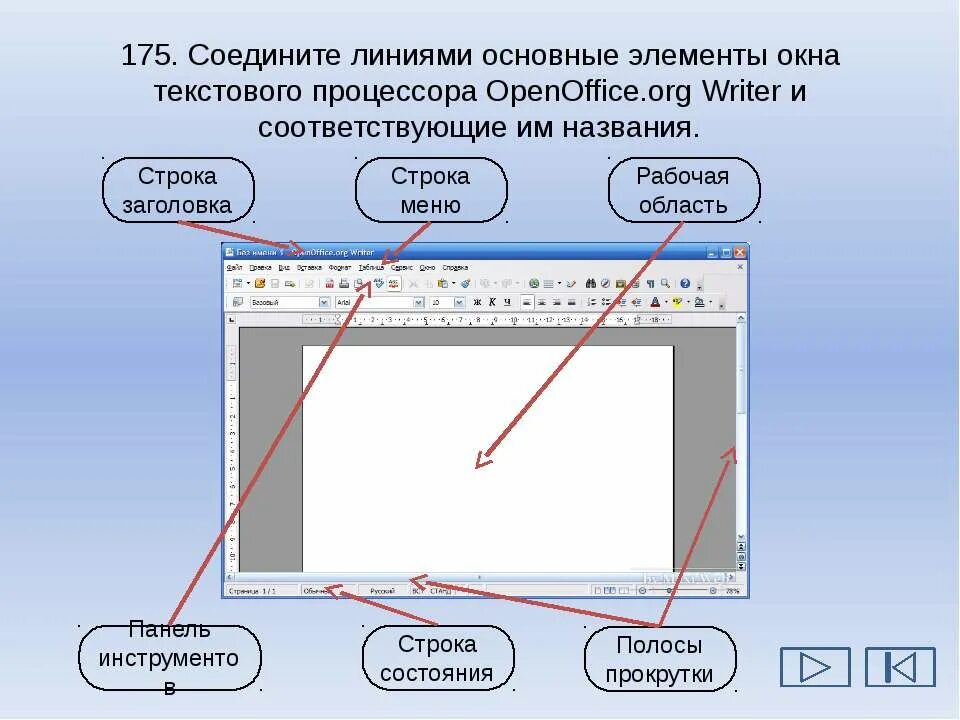 Укажите общие элементы окна текстового процессора. Окно текстового процессора OPENOFFICE.org writer. Соотнесите основные элементы окна текстового процессора. Элементы окна текстового процессора OPENOFFICE.org writer. Элементы окна текстового редактора.