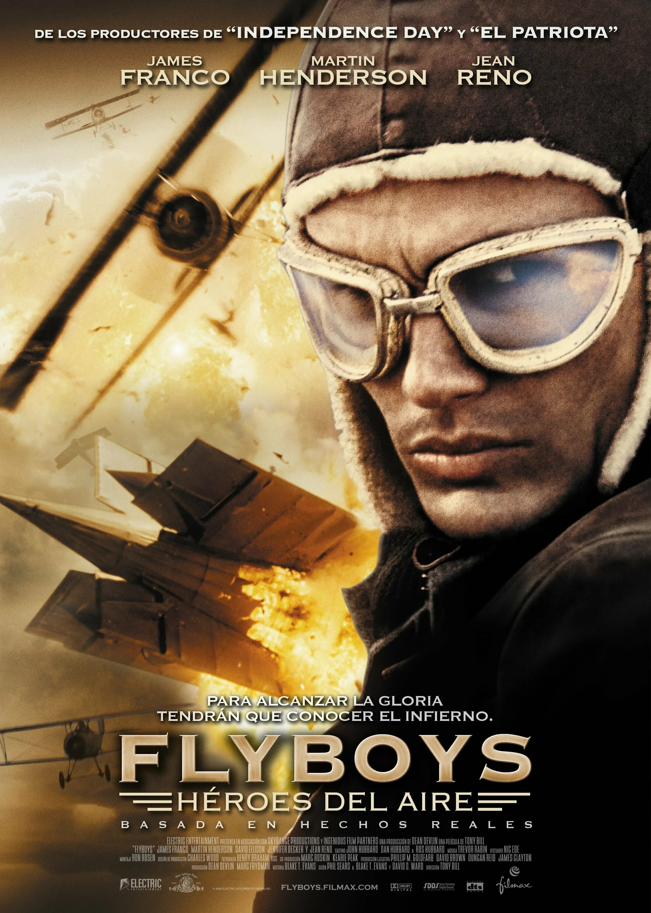 Fly boys. Эскадрилья Лафайет 2006 Постер.