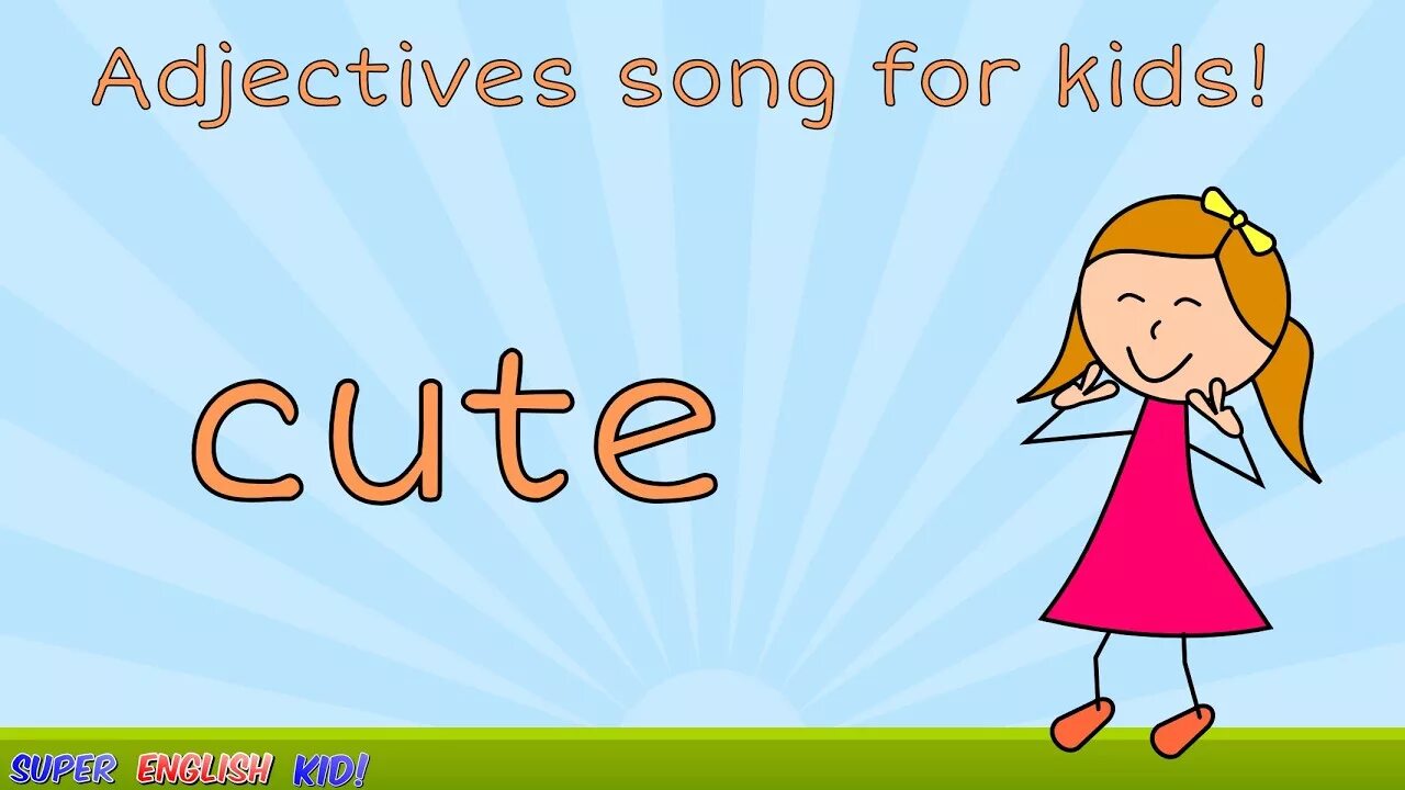 Английская песня kids. English for Kids. English Songs картинки. Adjectives Song for Kids. English Songs for Kids.