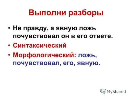 Правдой разбор