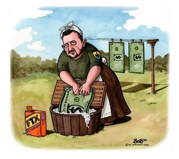 🇬 🇧. ⚡. Британский карикатурист Боб Моран иронизирует над Украиной и обан...