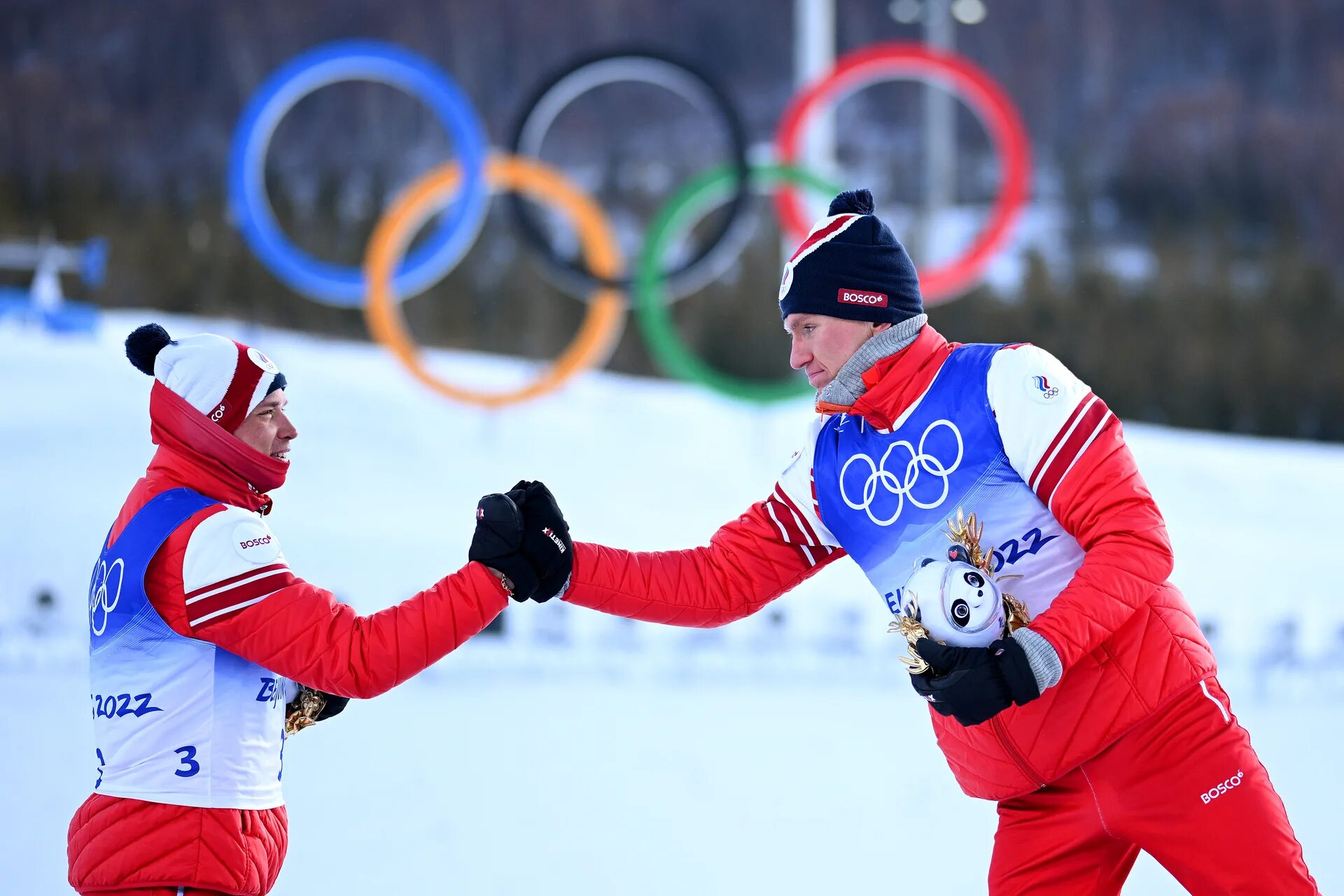 Российский олимпийский лыжник