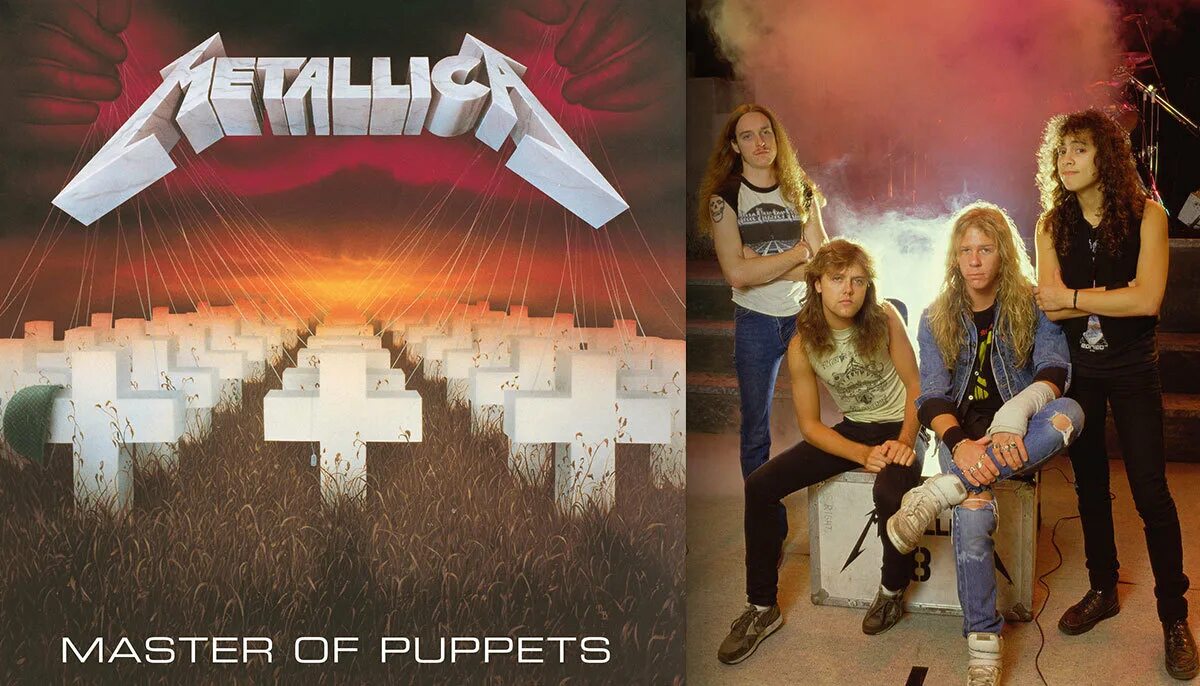 Перевод песни master. Metallica Хэтфилд 1986. Группа Metallica 1986. Metallica Master of Puppets альбом. Metallica 1986 Master of Puppets.