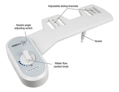 Bidet Mecanico Adaptable Para Inodoro Alta Calidad Greenco - $ 990.00.