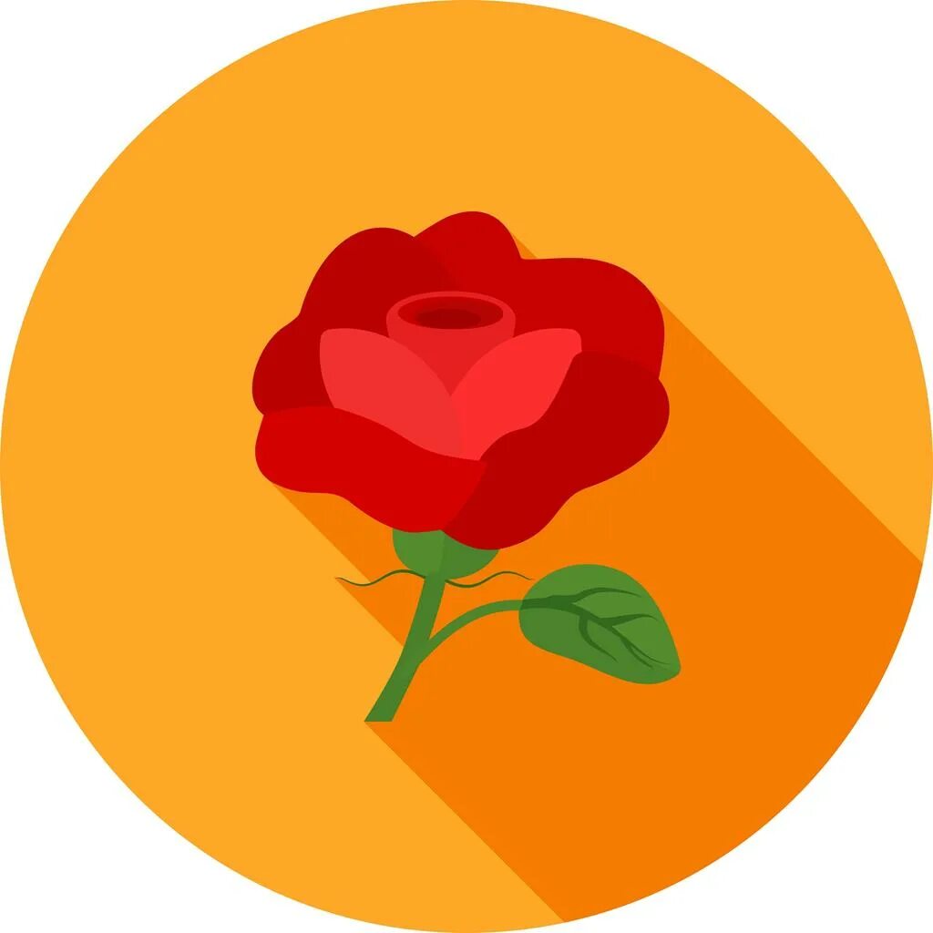 Rose icons. Цветок иконка.