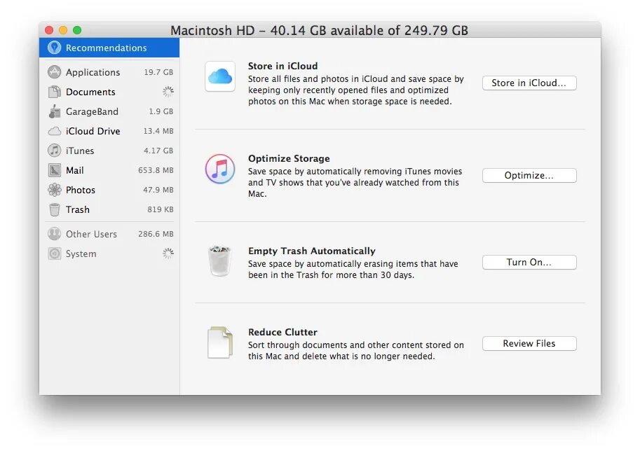 Хранилище mac os. Вкладка хранилище в айтюнс. observer на mac. documents app store. айтюнс почта пример.