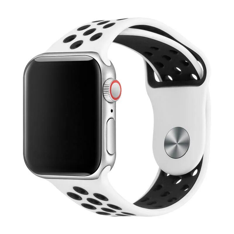 Силиконовый ремешок для apple watch черный. Эппл вотч с красным ремешком. Спортивный ремешок для apple watch. Эппл вотч спортивный ремешок. Ремешок эпл вотч спортивный.