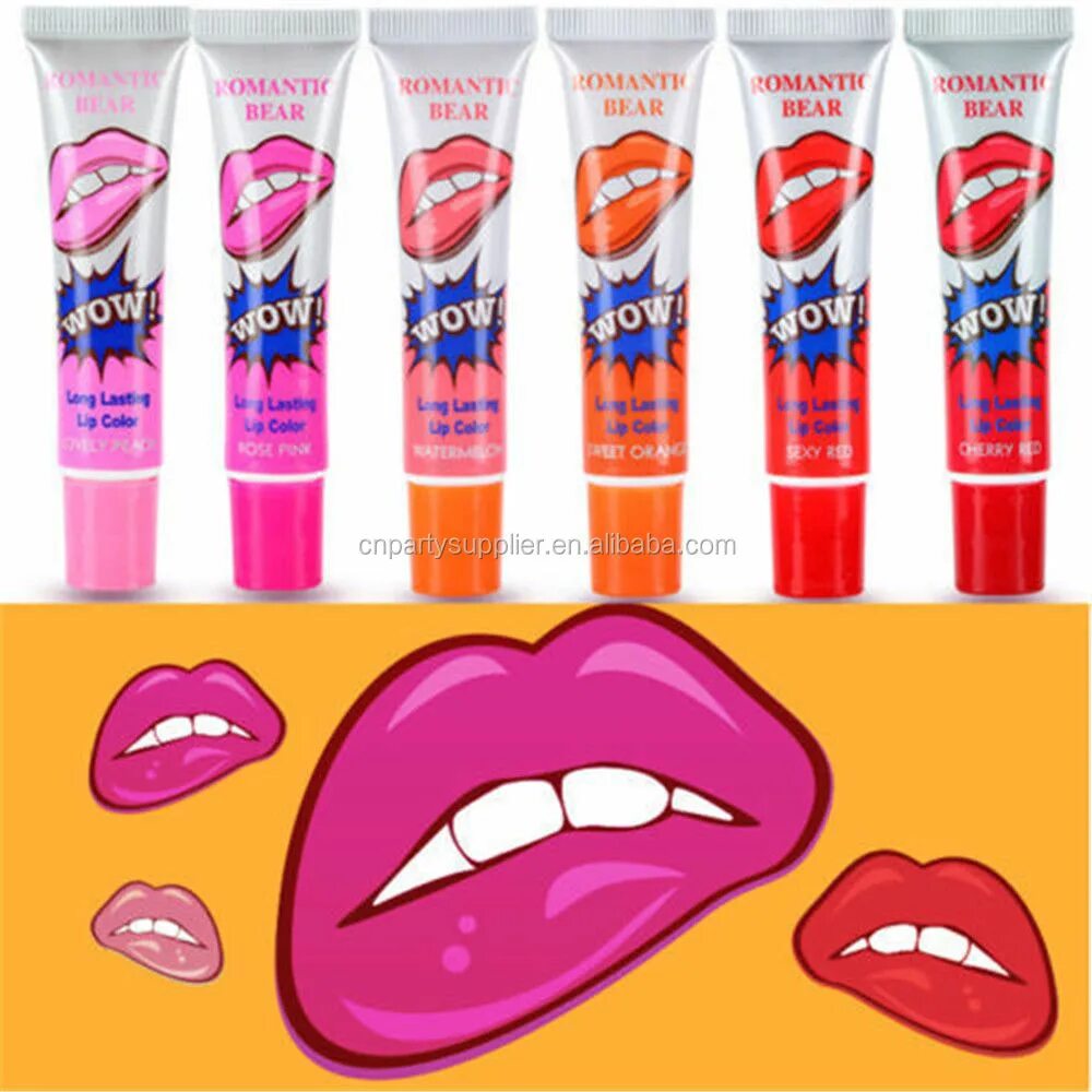 Romantic Bear wow long lasting Lip Color. Тинт блеск для губ и помада. Тинт для губ с блеском детям. Lip Tint помада. Помада для губ детская