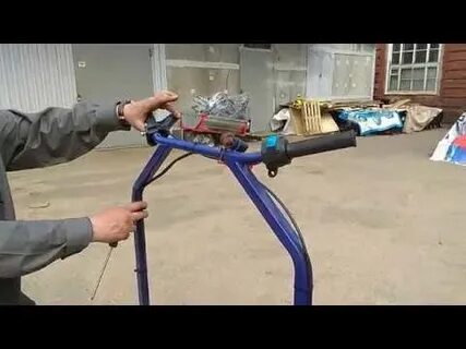 Легкий газ на мотобуксировщике как сделать