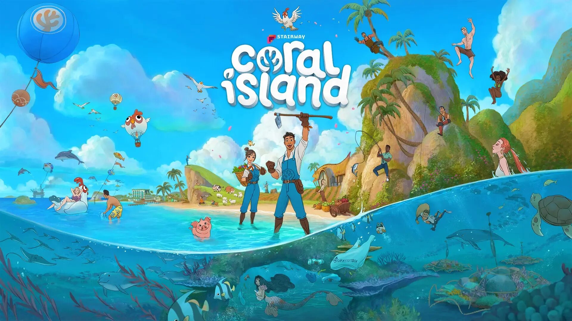 Coral island на русском. Коралловый остров игра. Корал Айленд. Тропический остров игра. Coral Island (2022).