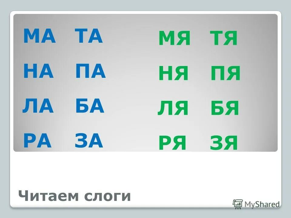 Ря ля. Слоги для чтения. Слоги ма па. Слоги ба па. Слоги ма МО му.