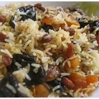 Постный плов с сухофруктами и рисом