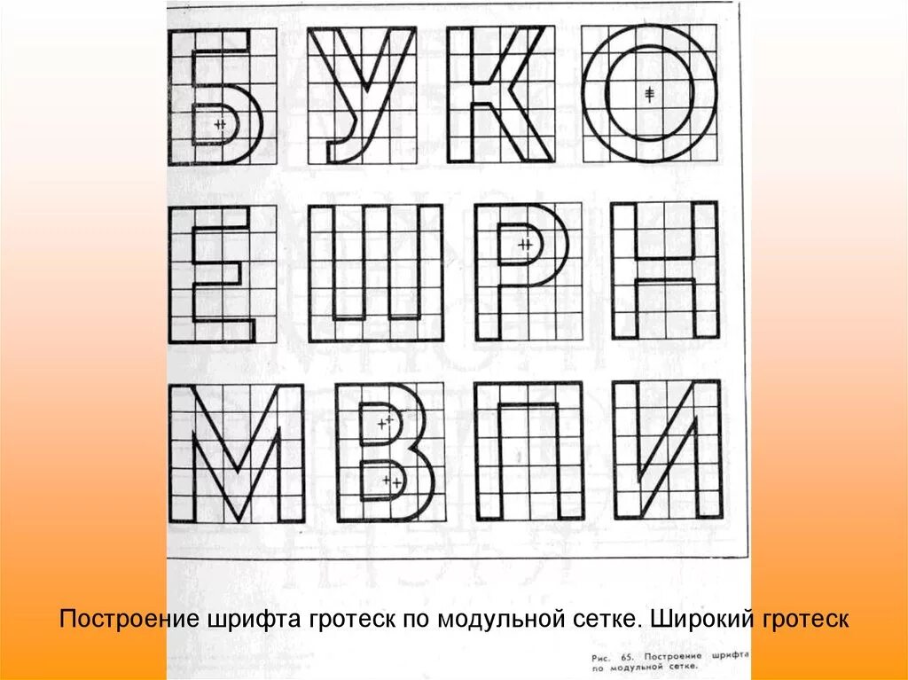 Шрифт 6 класс. Построение шрифта гротеск по модульной сетке. Рубленные шрифты гротески. Рубленый шрифт по модульной сетке. Модульная сетка для шрифта.