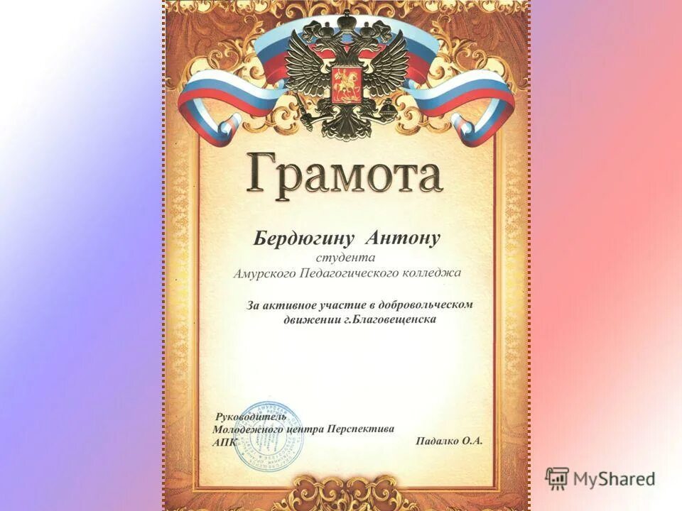 3 курс педагогического колледжа