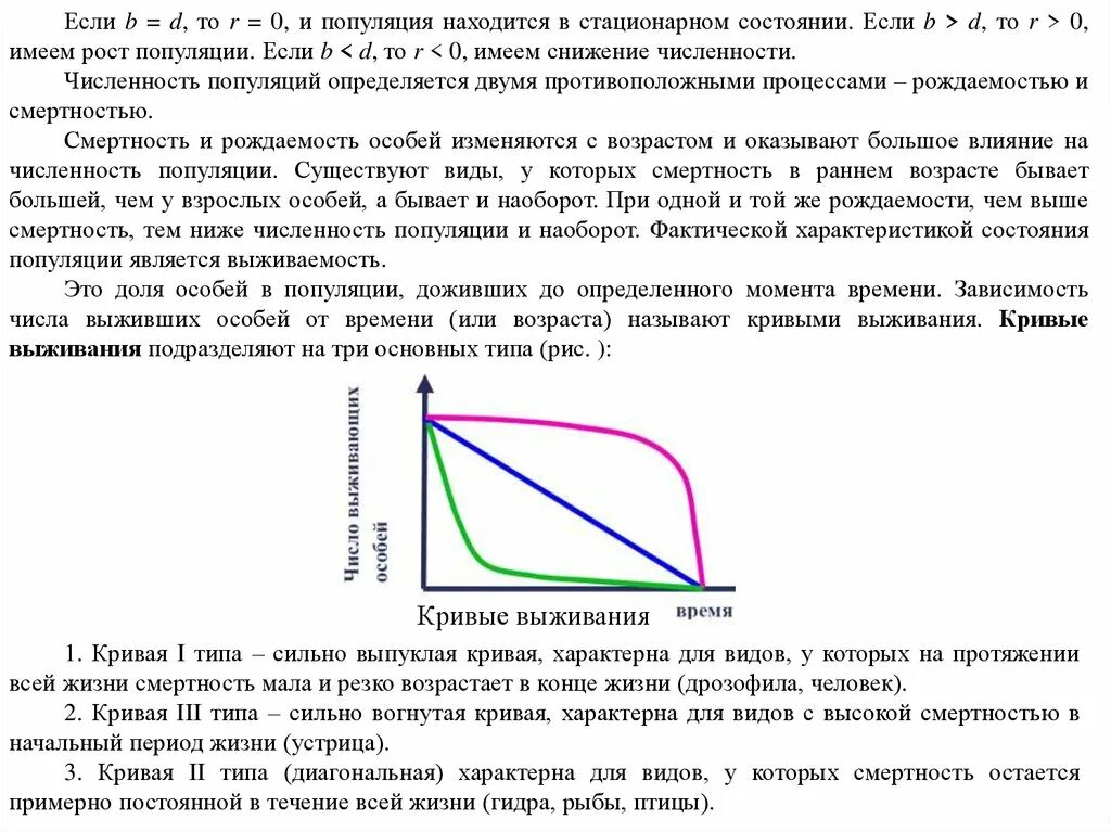 Стационарная кривая. Состояние популяции. Стационарное состояние популяции. Кривая выживания популяции Устрица.