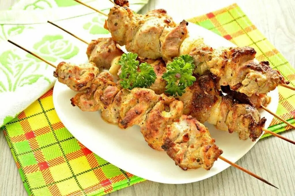 Приготовление быстрого шашлыка