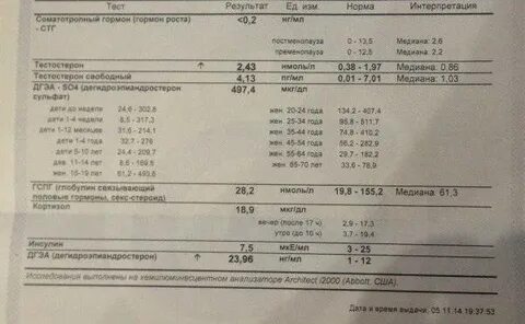 На какой день сдавать тестостерон свободный