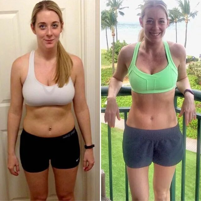 До и после тренировок женщины. Фитнес до и после девушки. Отжимания до и после девушки. Тело до и после тренировок девушки.