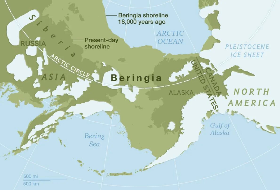 Чукотка и Аляска на карте. Сухопутный мост Берингия. Берингов пролив на карте Северной Америки. Берингийский перешеек.
