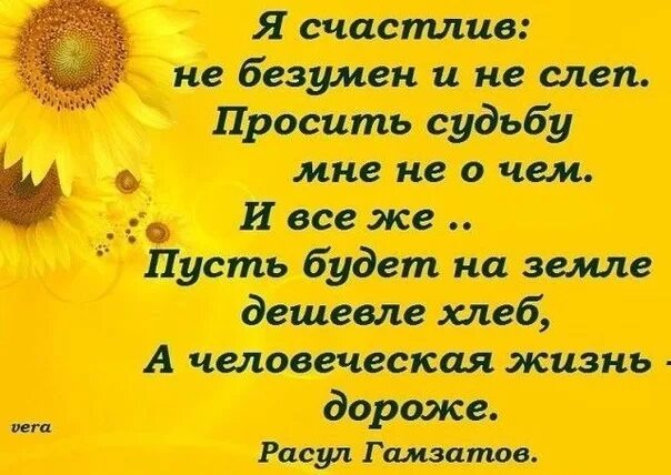 Не проси у судьбы. Пусть будет на земле дешевле хлеб а человеческая жизнь дороже. Я счастлив не безумен и не слеп стих. Я счастлив не безумен и не слеп просить судьбу мне. Пусть будет дешевле хлеб.