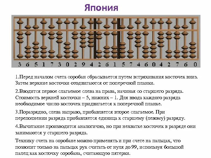 Счет на соробане. Считает на соробане. Как считать на сарабаке. Расположение косточек на счетах.