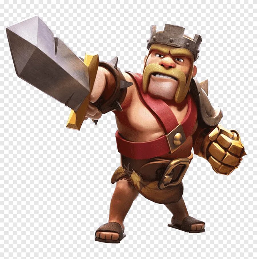 Clans of royale. Король варваров Clash of Clans. Король варваров из Clash of Clans. Варвар клэш оф кланс. Варвар из Clash Royale.