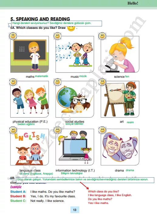 Hello test. English test 5-sinif. hello ing.