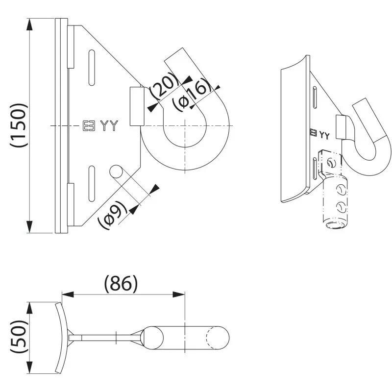 Бандажный крюк (sot 29,10)ensto. Крюк 29. 10r ensto. Крюк бандажный sot29. 25шт.