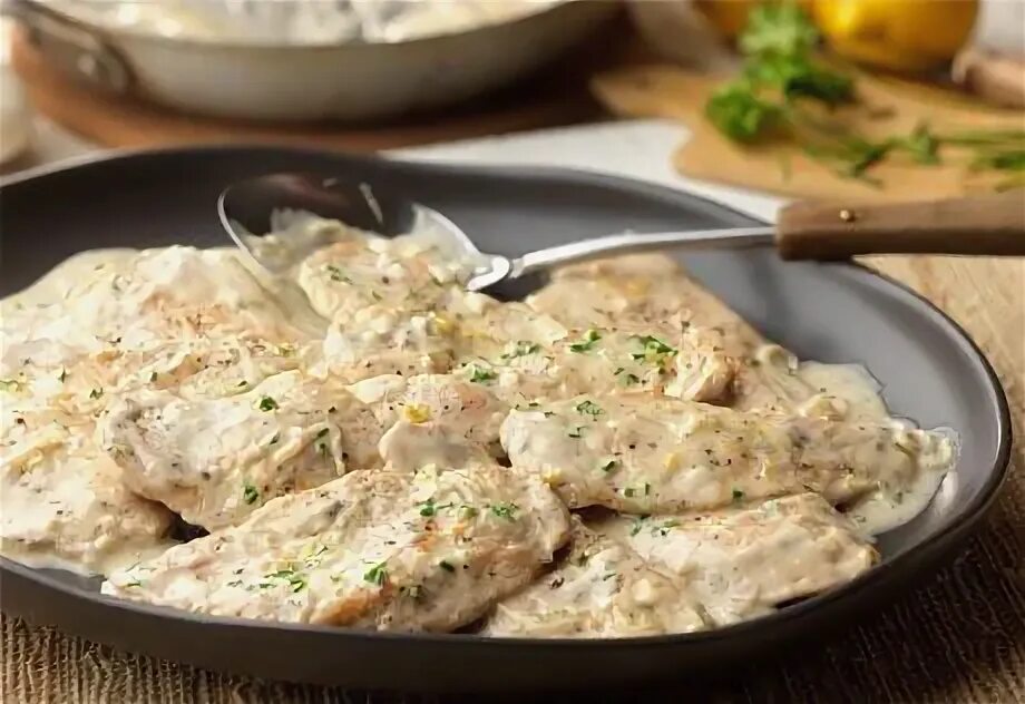 Подлив из куриного филе со сметаной. Подлив из куриного филе со сметаной