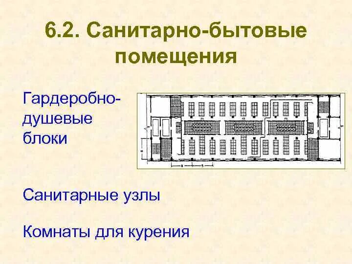 Центр бытовых помещений. Центр бытовых помещений