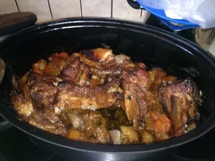 Картошка в утятнице в духовке