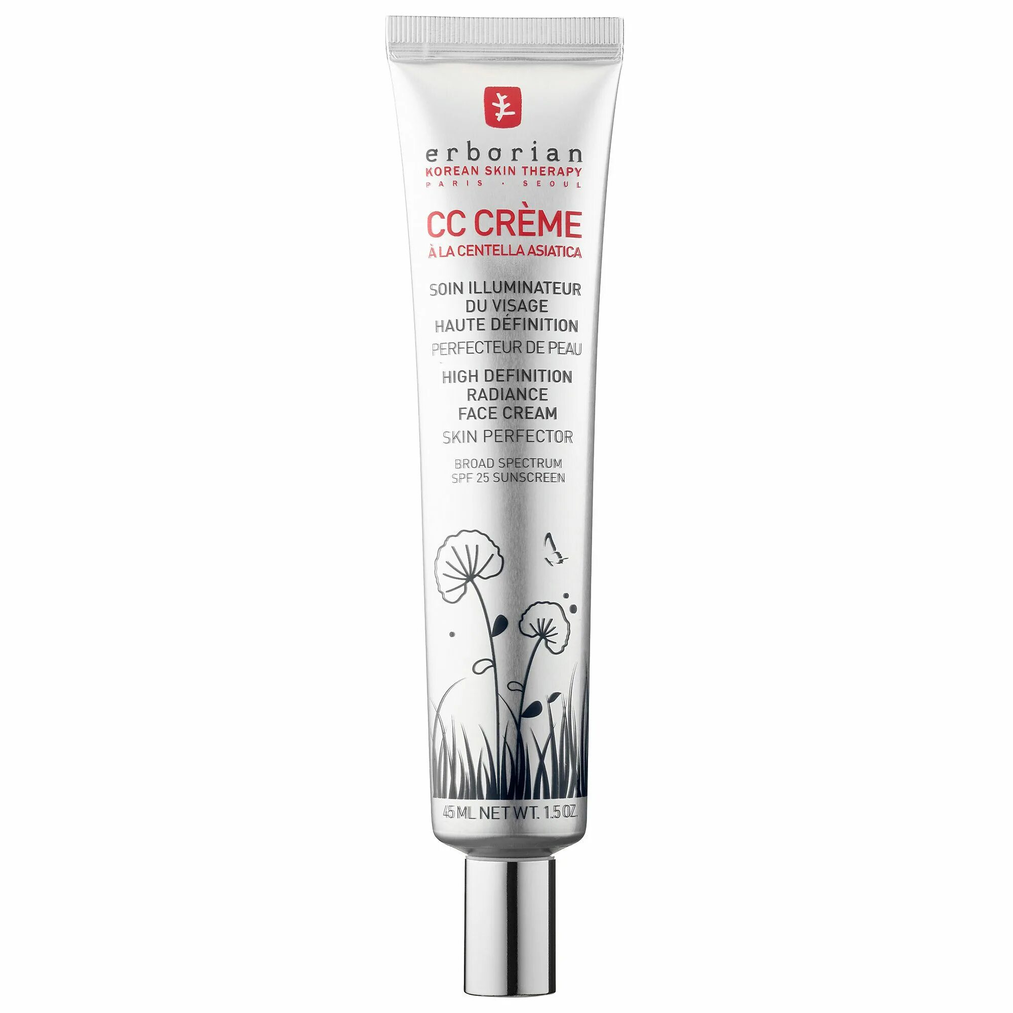 Сс erborian. Крем Erborian cc Creme. Erborian cc Creme High Definition Radiance face Cream SPF 25 Travel Size. BB крем Эрбориан. BB Cream cc Cream Erborian.