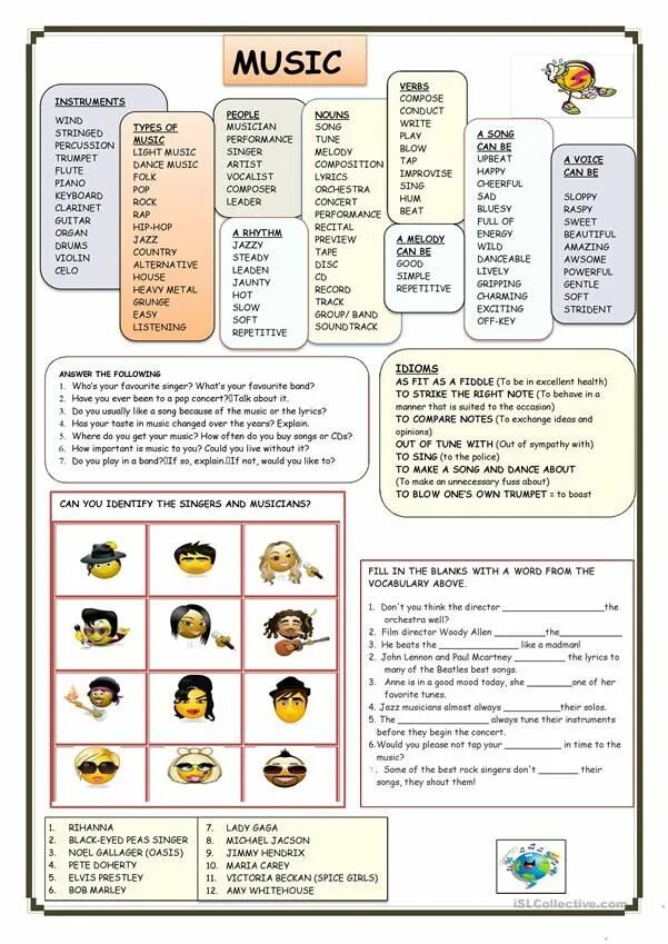 Music topics. Music topics. Жанры музыки на английском. Music topics. Music worksheets.