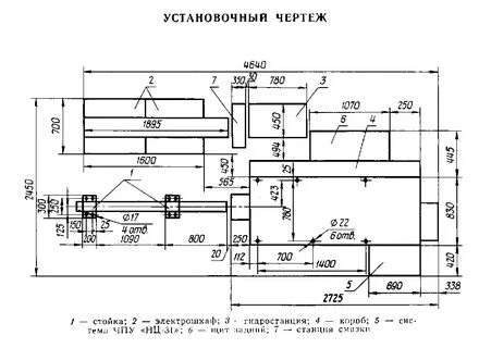Рабочие чертежи станка