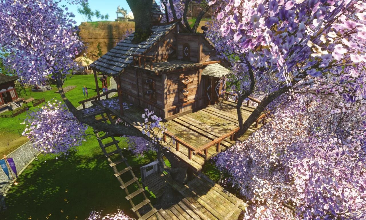 Резиденция в харнийском стиле архейдж. Дом на дереве archeage. Архейдж нуианский особняк. Archeage дом. Archeage дом.