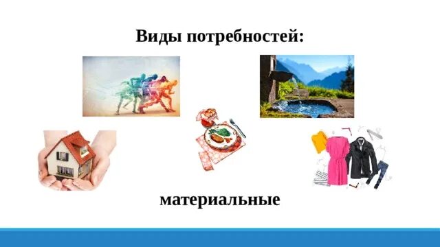 Материальные потребности человека. Виды потребностей материальные. Рисунок на тему материальные потребности. Экономика в повседневной жизни. Материальные потребности в экономике