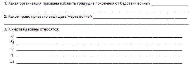 Какое право призвано защищать жертв войны